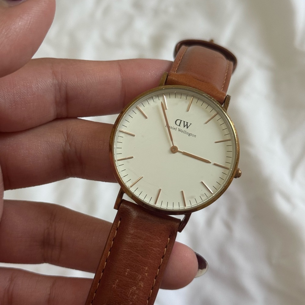 Daniel Wellington Classic Rose Gold and Brown Watch
